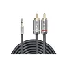 Lindy CABLE AUDIO 3.5MM TO PHONO/0.5M 35332 LINDY