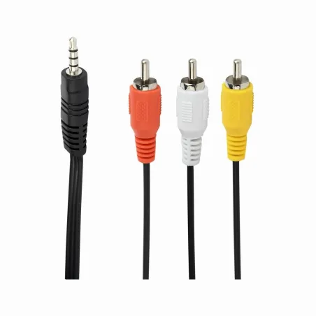 Gembird CABLE AUDIO 3.5MM 4PIN TO 3RCA/AV 2M CCA-4P2R-2M GEMBIRD