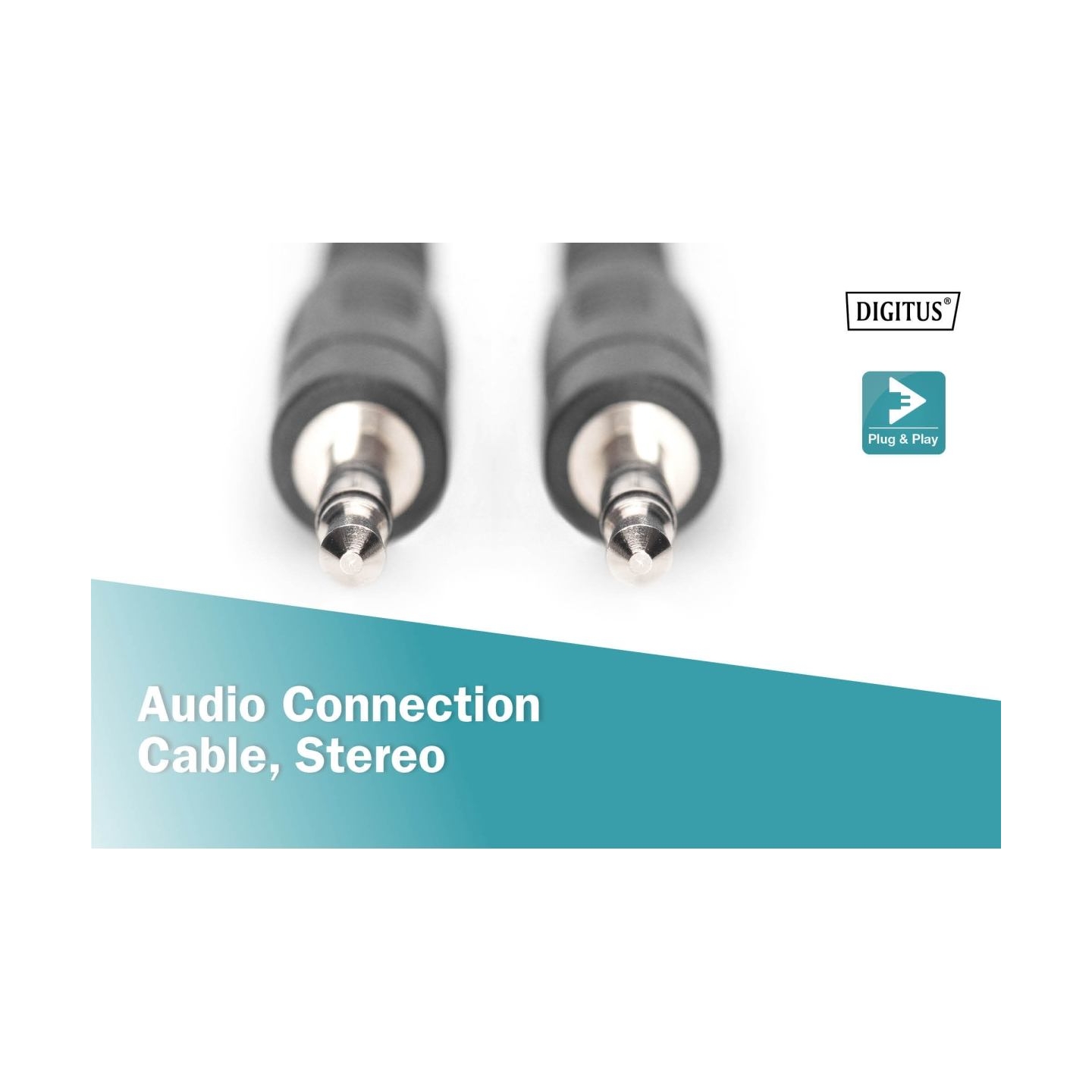 Digitus Audio Connection Cable, Stereo | AK-510100-015-S