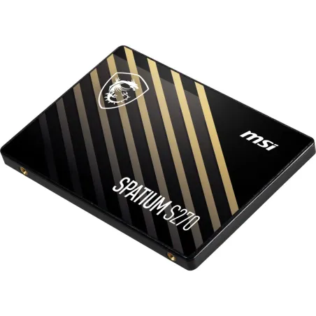 MSI SSD|MSI|SPATIUM S270|480GB|SATA|3D NAND|Write speed 450 MBytes/sec|Read speed 500 MBytes/sec|2,5"|TBW 250 TB|MTBF 2000000 ho