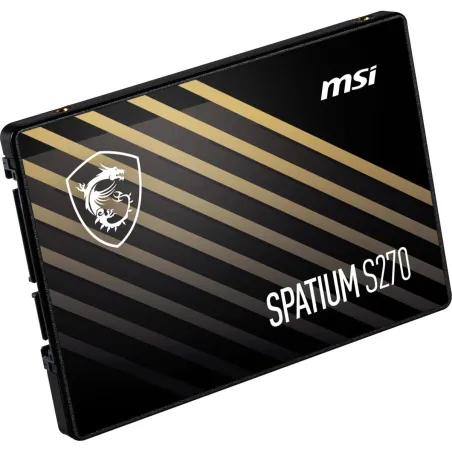 MSI SSD|MSI|SPATIUM S270|480GB|SATA|3D NAND|Write speed 450 MBytes/sec|Read speed 500 MBytes/sec|2,5"|TBW 250 TB|MTBF 2000000 ho