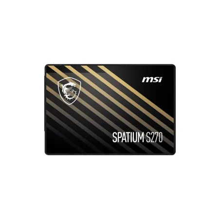MSI SSD|MSI|SPATIUM S270|240GB|SATA|3D NAND|Write speed 400 MBytes/sec|Read speed 500 MBytes/sec|2,5"|TBW 250 TB|MTBF 2000000 ho