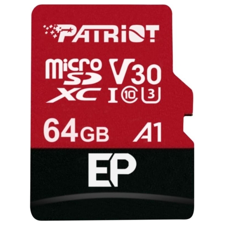 Patriot MEMORY MICRO SDXC 64GB UHS-3/PEF64GEP31MCX PATRIOT