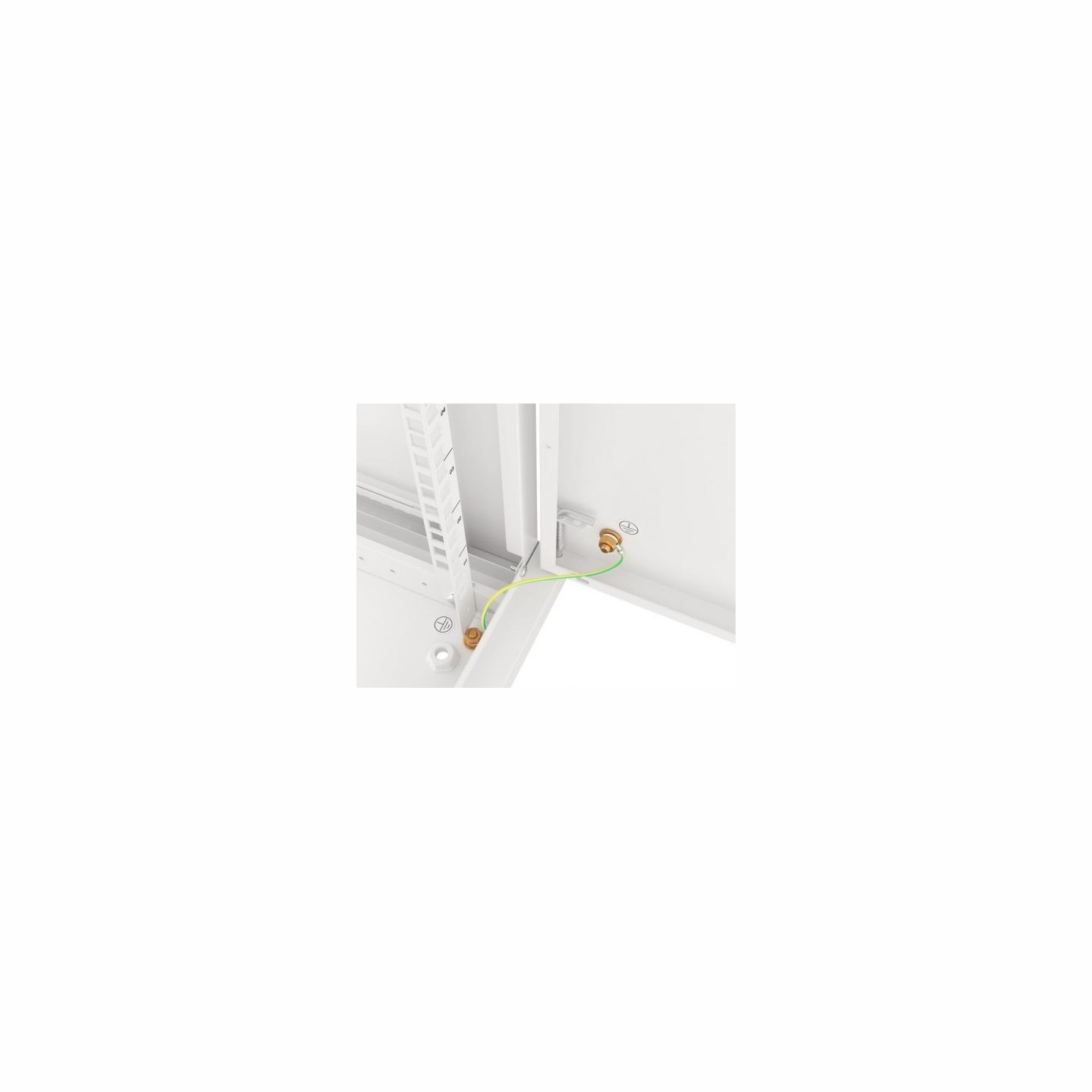Lanberg Wall mount 19in 12U 600x600 grey