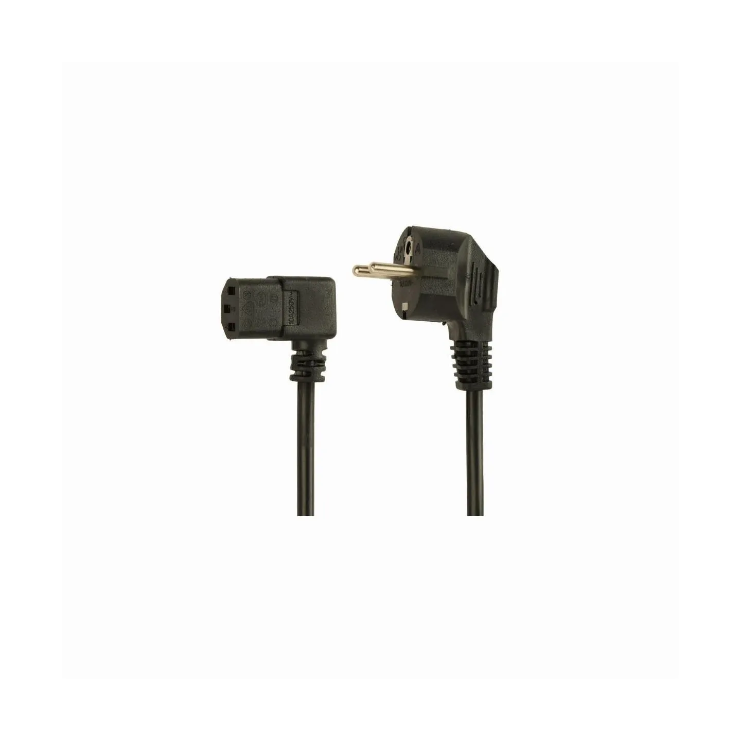 Gembird CABLE POWER ANGLED VDE 1.5M/PC-186A-VDE1B-1.5M GEMBIRD