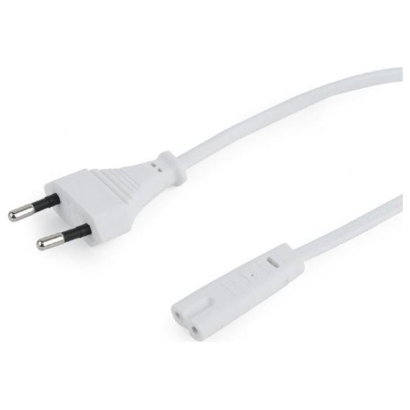 Gembird CABLE POWER EU 1.8M/WHITE PC-184/2-W GEMBIRD