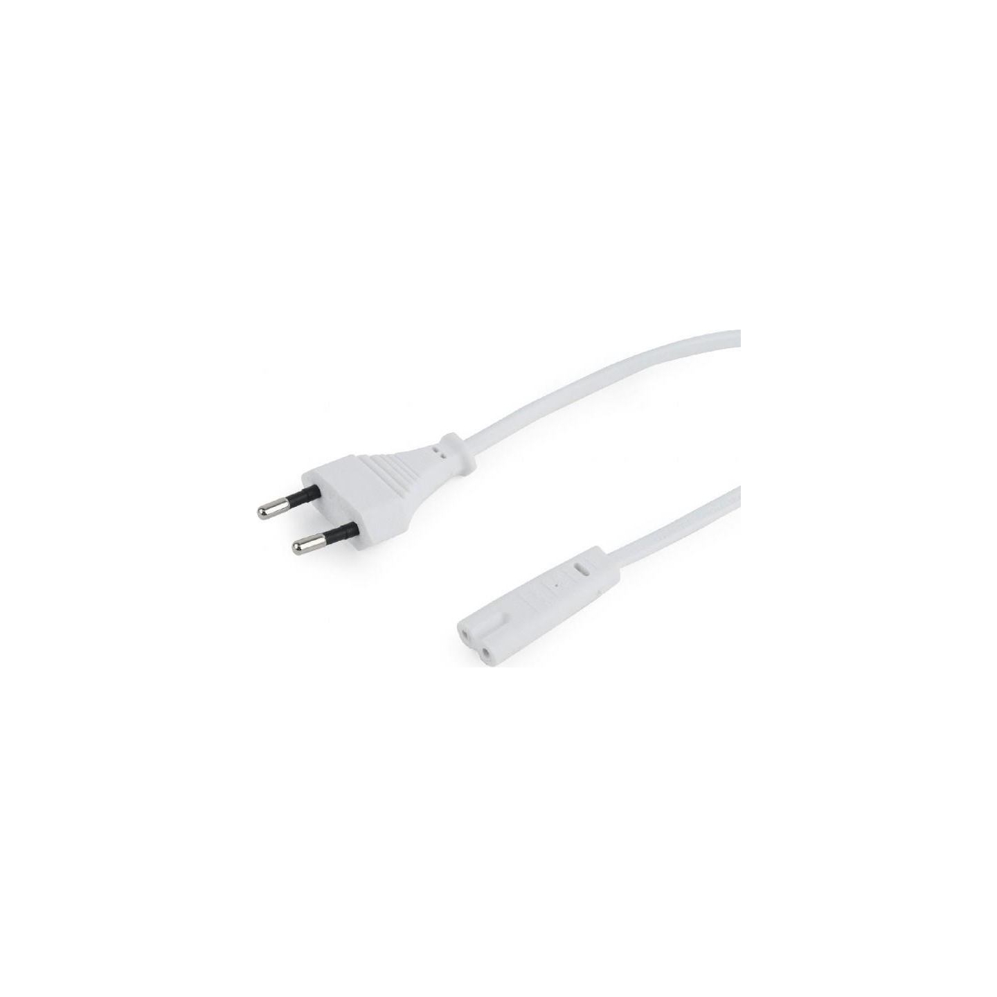 Gembird CABLE POWER EU 1.8M/WHITE PC-184/2-W GEMBIRD