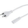 Gembird CABLE POWER EU 1.8M/WHITE PC-184/2-W GEMBIRD