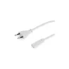 Gembird CABLE POWER EU 1.8M/WHITE PC-184/2-W GEMBIRD