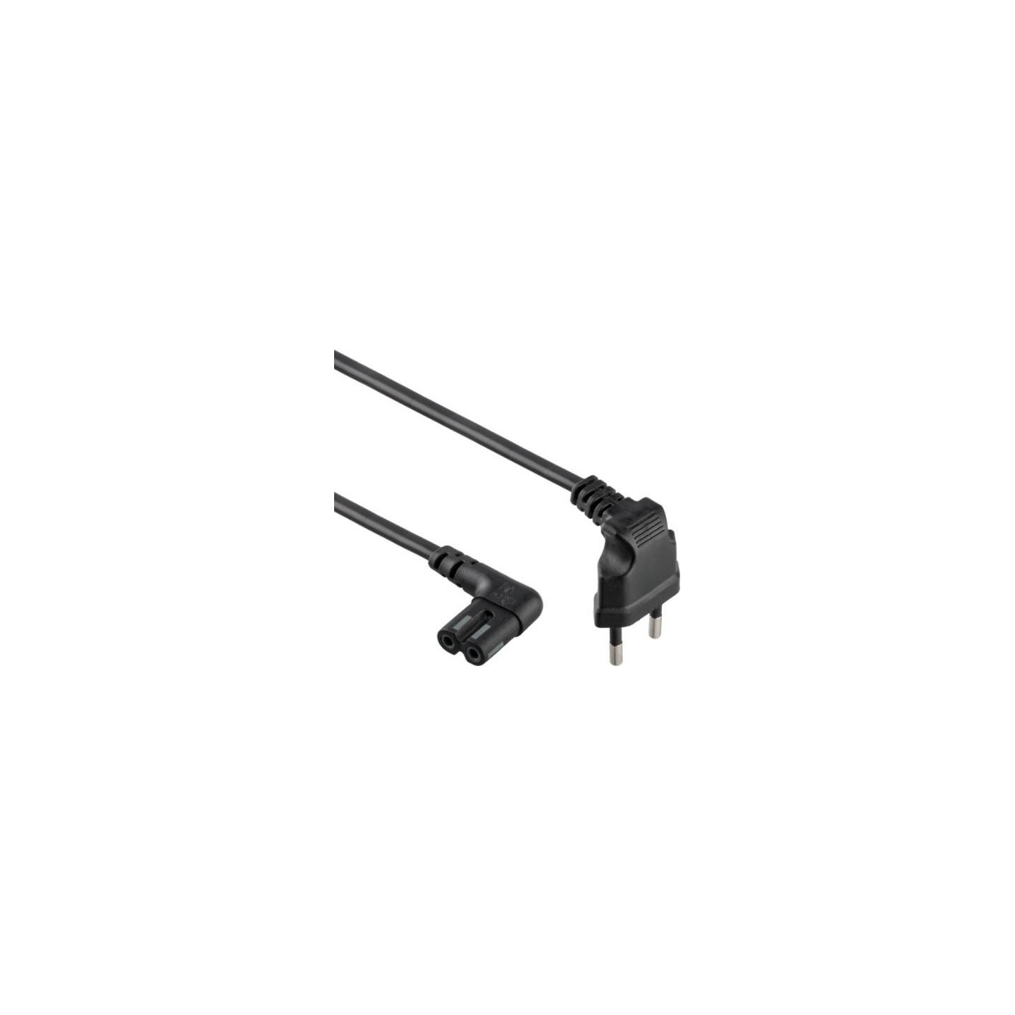 Gembird CABLE POWER EU 1M/ANGLED PC-184L GEMBIRD