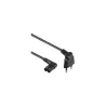 Gembird CABLE POWER EU 1M/ANGLED PC-184L GEMBIRD