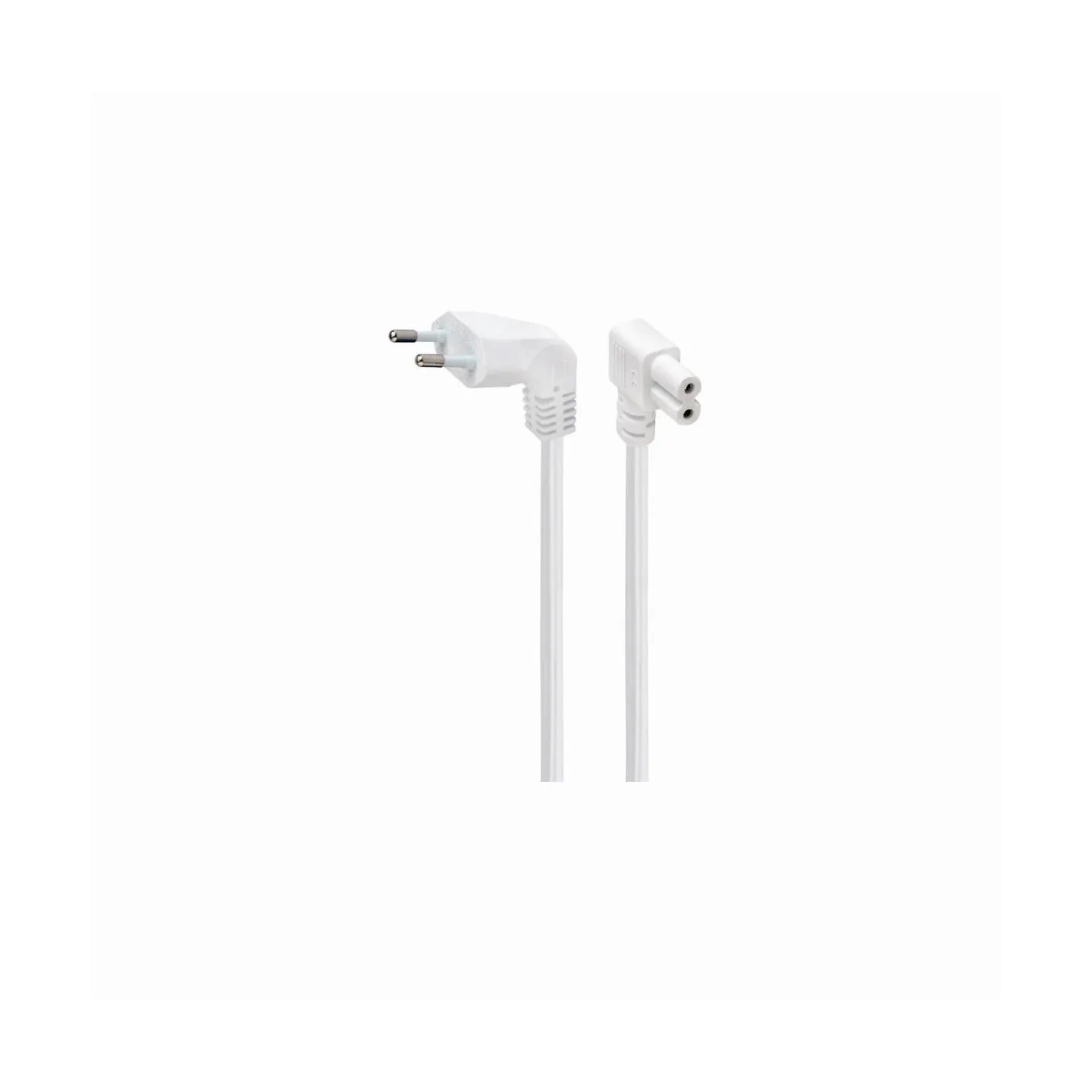Gembird CABLE POWER EU 2.5M ANGLED/PC-184L-VDE-2.5M-W GEMBIRD
