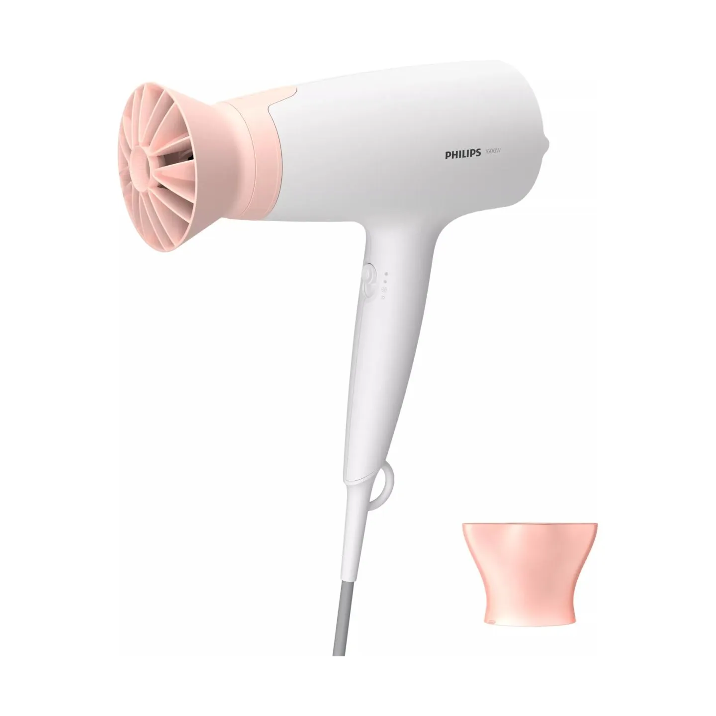 Philips 3000 series Hairdryer BHD300/00 1600W, 3 heat and speed settings, ThermoProtect/Damaged package / BHD300/00?/PACKAGE