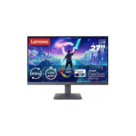 Lenovo LOQ 27-10 27" FHD (1920X1080) WLED IPS PANEL/300NITS/200HZ/0.5MS/2X HDMI 2.1/DP 1.4 (3YEAR WARRANTY)