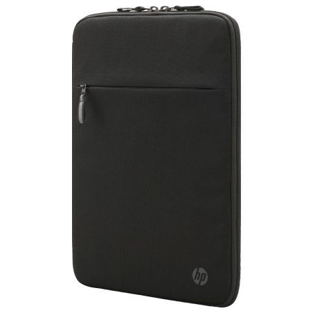 HP Business 14.1 Laptop Sleeve, RFID & Bluetooth tracker Pocket, Sanitizable - Black / 3E2U7AA