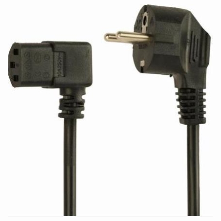 Gembird CABLE POWER ANGLED C13 1.8M/PC-186A-075-1.8M GEMBIRD