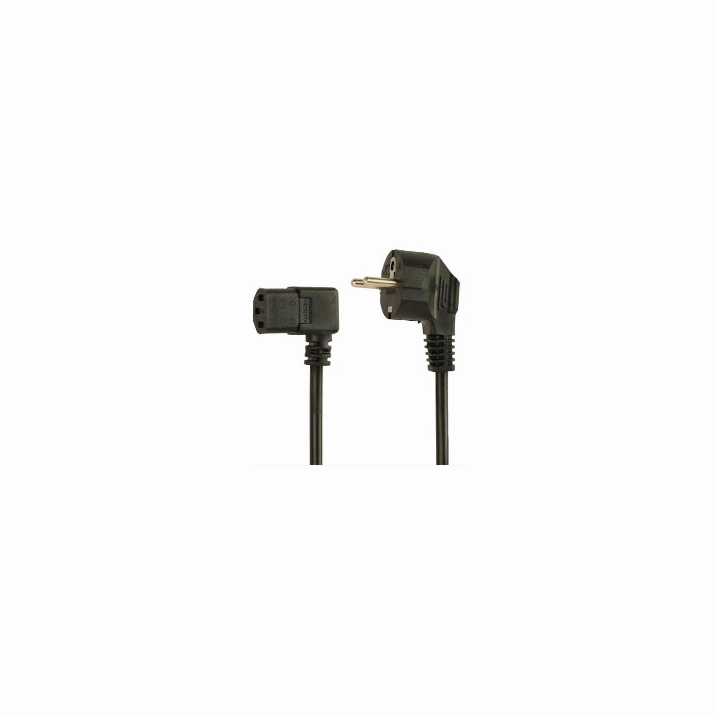 Gembird CABLE POWER ANGLED C13 1.8M/PC-186A-075-1.8M GEMBIRD
