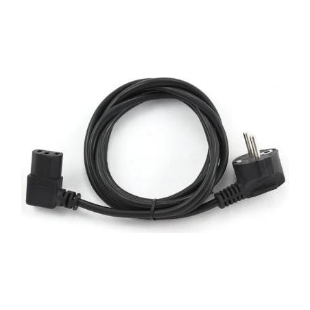 Gembird CABLE POWER ANGLED C13 1.8M/PC-186A-075-1.8M GEMBIRD