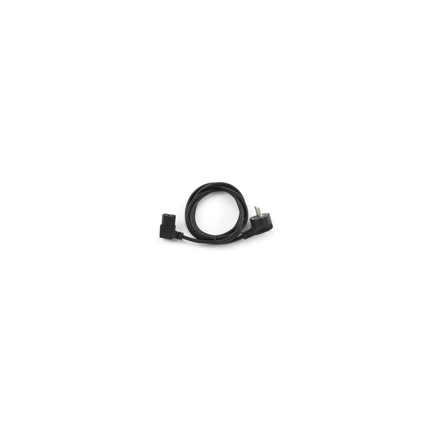 Gembird CABLE POWER ANGLED C13 1.8M/PC-186A-075-1.8M GEMBIRD