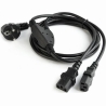 Gembird CABLE POWER SPLITTER VDE 2M/PC-186-ML6 GEMBIRD