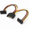 Gembird CABLE POWER SPLITTER SATA/0.15M CC-SATAM2F-02 GEMBIRD