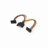 Gembird CABLE POWER SPLITTER SATA/0.15M CC-SATAM2F-02 GEMBIRD