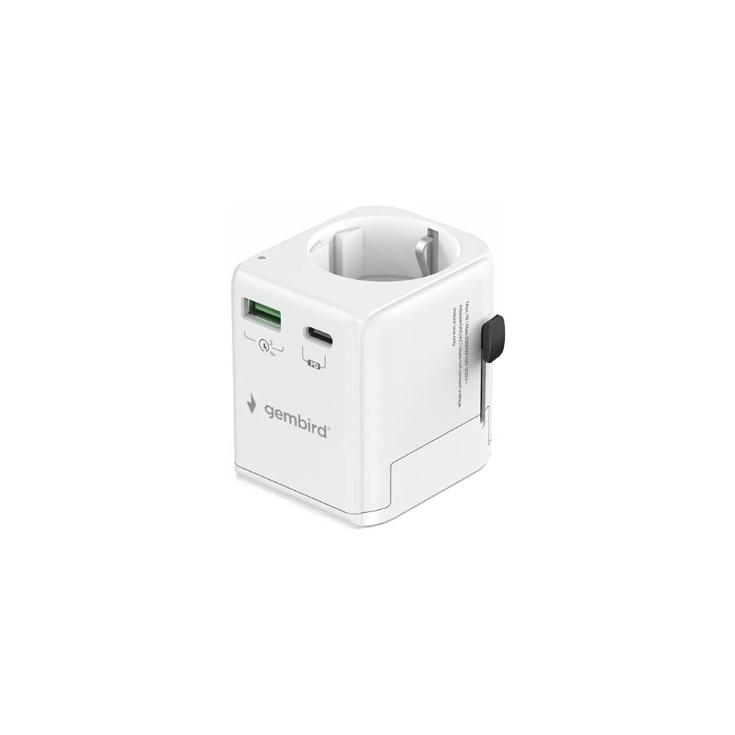 Gembird universal travel power adapter