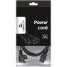 Gembird CABLE POWER EU 1M 6A/PC-186-1M GEMBIRD