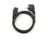Gembird CABLE POWER EU 1M 6A/PC-186-1M GEMBIRD