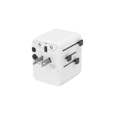 Gembird Universal travel power adapter | TPA-1A2C20-01-W | 20 W | Travel Adapter
