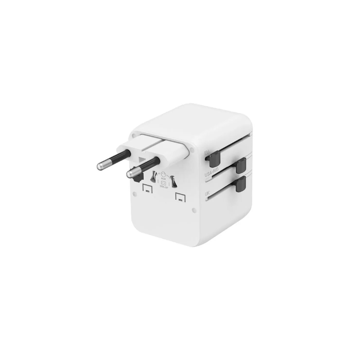 Gembird Universal travel power adapter cube 20W