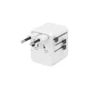 Gembird Universal travel power adapter | TPA-1A2C20-01-W | 20 W | Travel Adapter