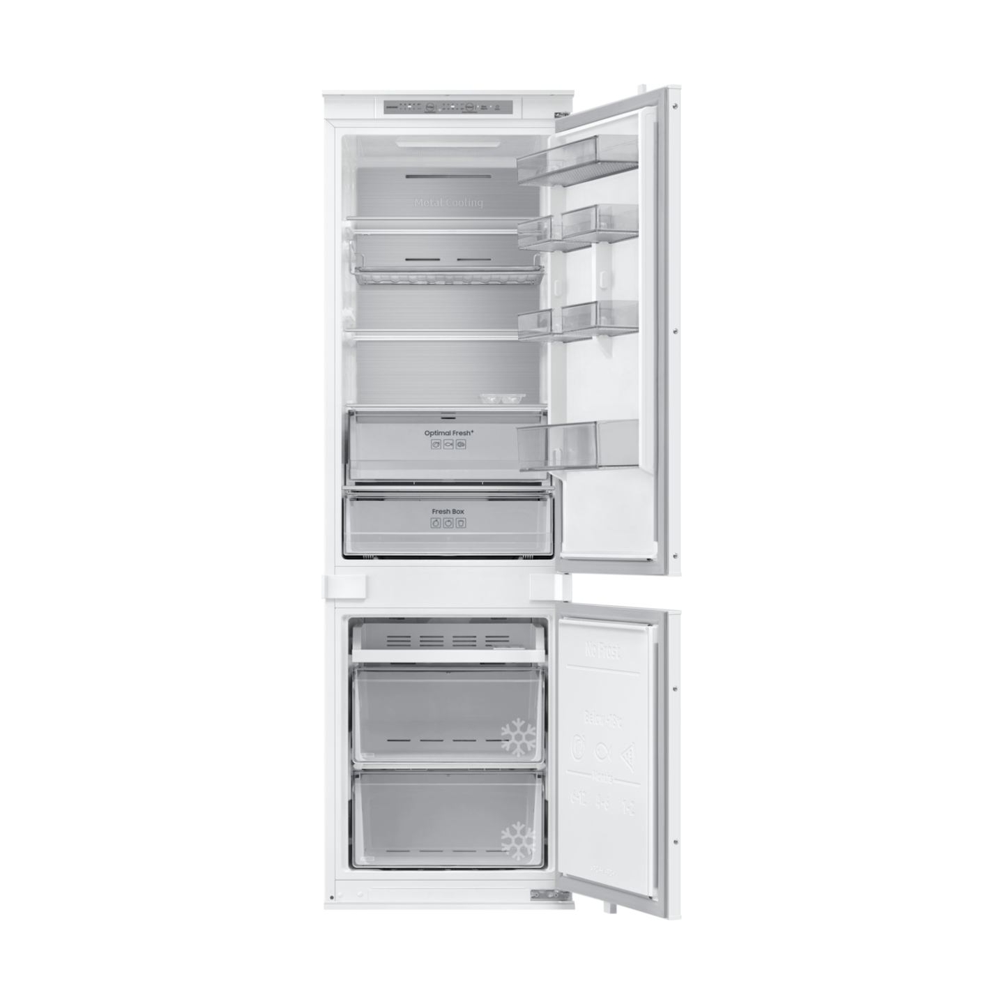 Samsung Built-in Refrigerator BRB80F26CES0EO, height 177.5 cm, 267l, no frost / BRB80F26CES0EO