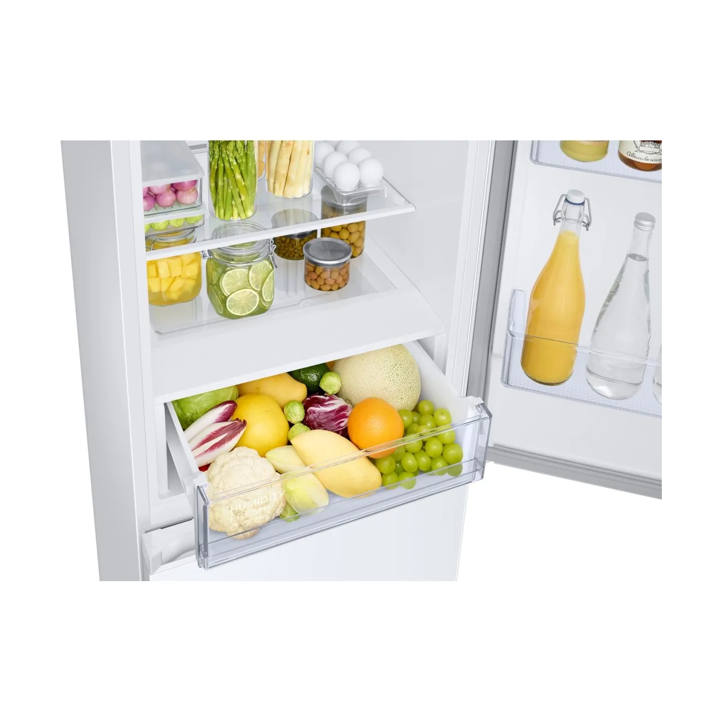Samsung Refrigerator RB34C670EWW/EF, height 185.3cm, 344l, Energy class E, freezer 114l, fridge 230l / RB34C670EWW/EF