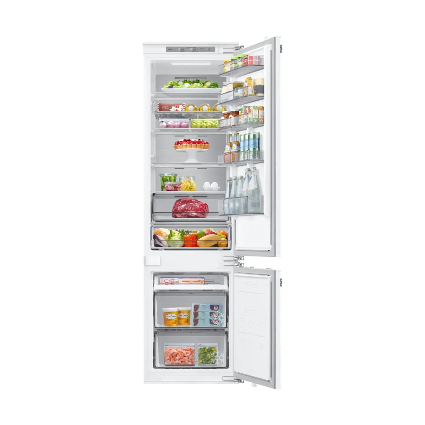 Samsung Built-in Refrigerator BRB80F30AEF0EO, height 193.5 cm, 298l, Twin Cooling / BRB80F30AEF0EO