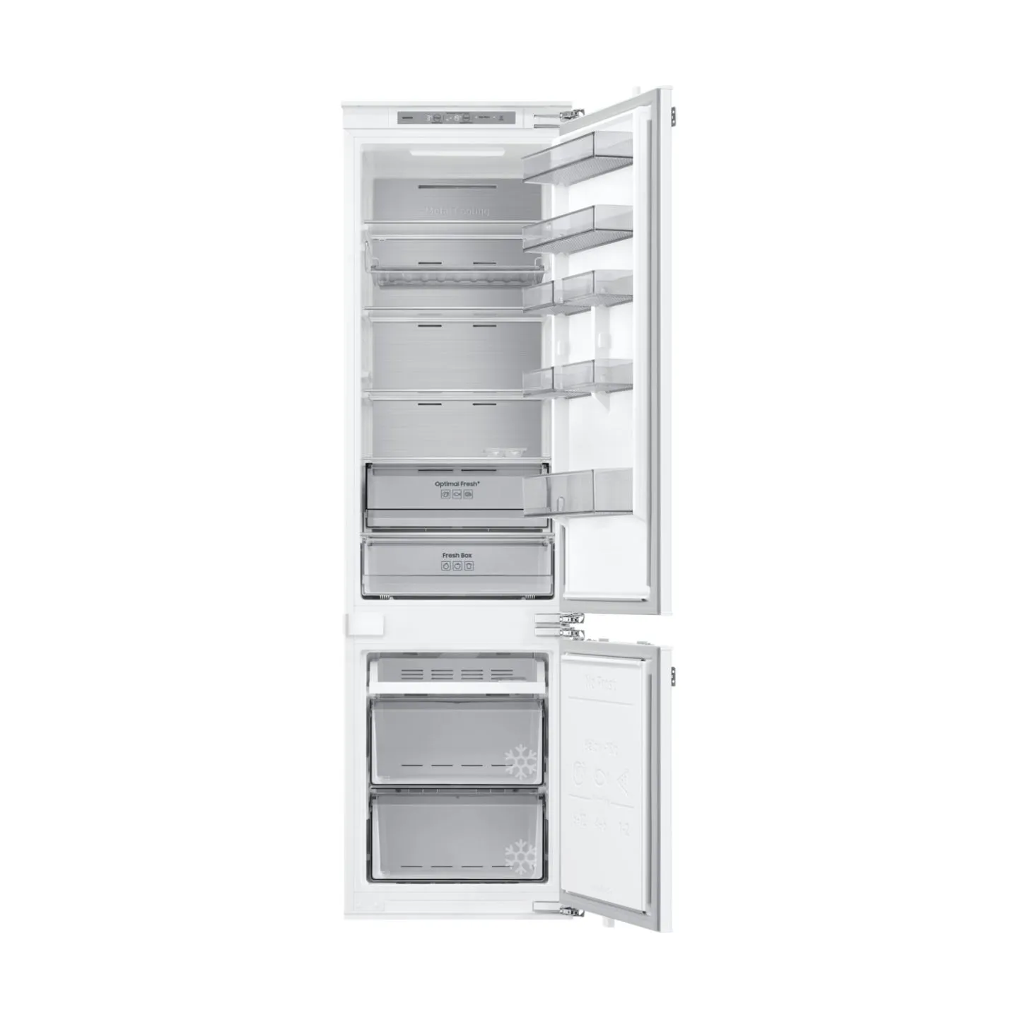 Samsung Built-in Refrigerator BRB80F30AEF0EO, height 193.5 cm, 298l, Twin Cooling / BRB80F30AEF0EO