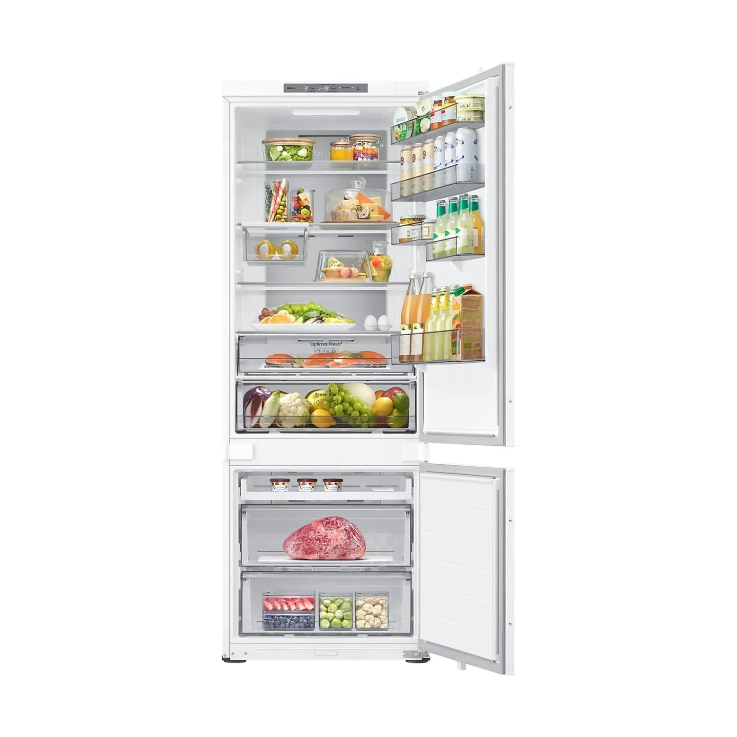 Samsung Built-in Refrigerator BRB38G705EWWEF, height 193.5 cm, width 69 cm, 389l, no frost / BRB38G705EWWEF?/PACKAGE