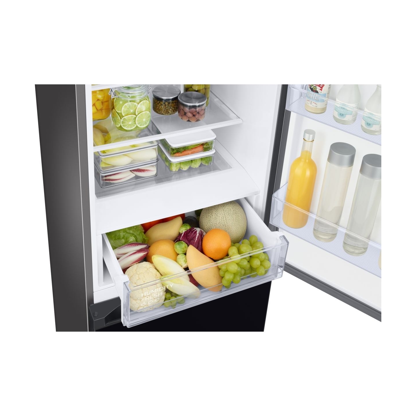 Samsung Refrigerator RB38C6B2E22/EF, height 203cm, 390l, Energy class E, freezer 114l, fridge 276l / RB38C6B2E22/EF