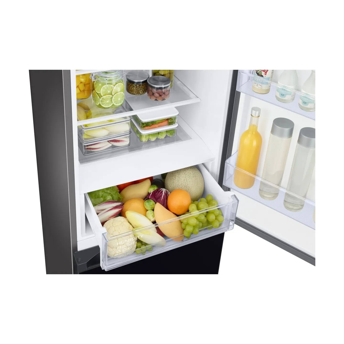 Samsung Refrigerator RB38C6B2E22/EF, height 203cm, 390l, Energy class E, freezer 114l, fridge 276l / RB38C6B2E22/EF