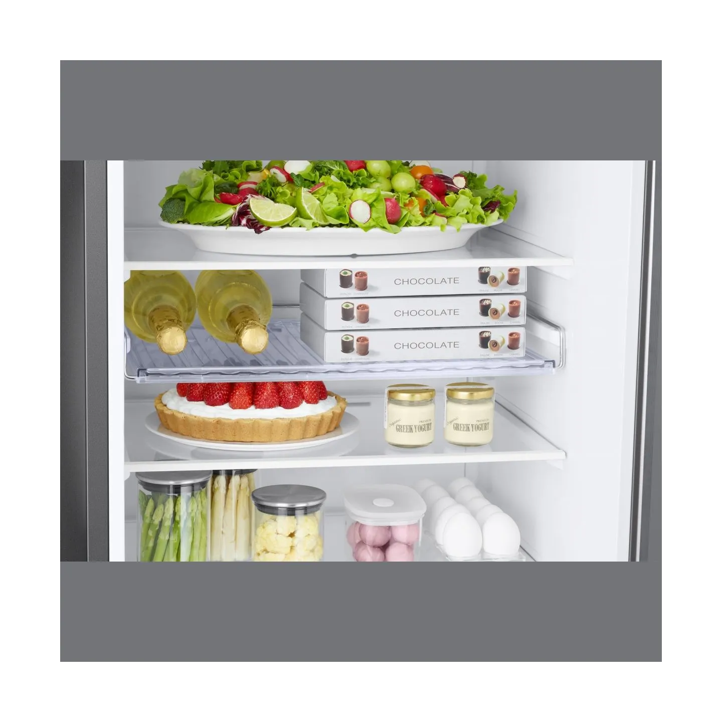 Samsung Refrigerator RB38C6B2E22/EF, height 203cm, 390l, Energy class E, freezer 114l, fridge 276l / RB38C6B2E22/EF