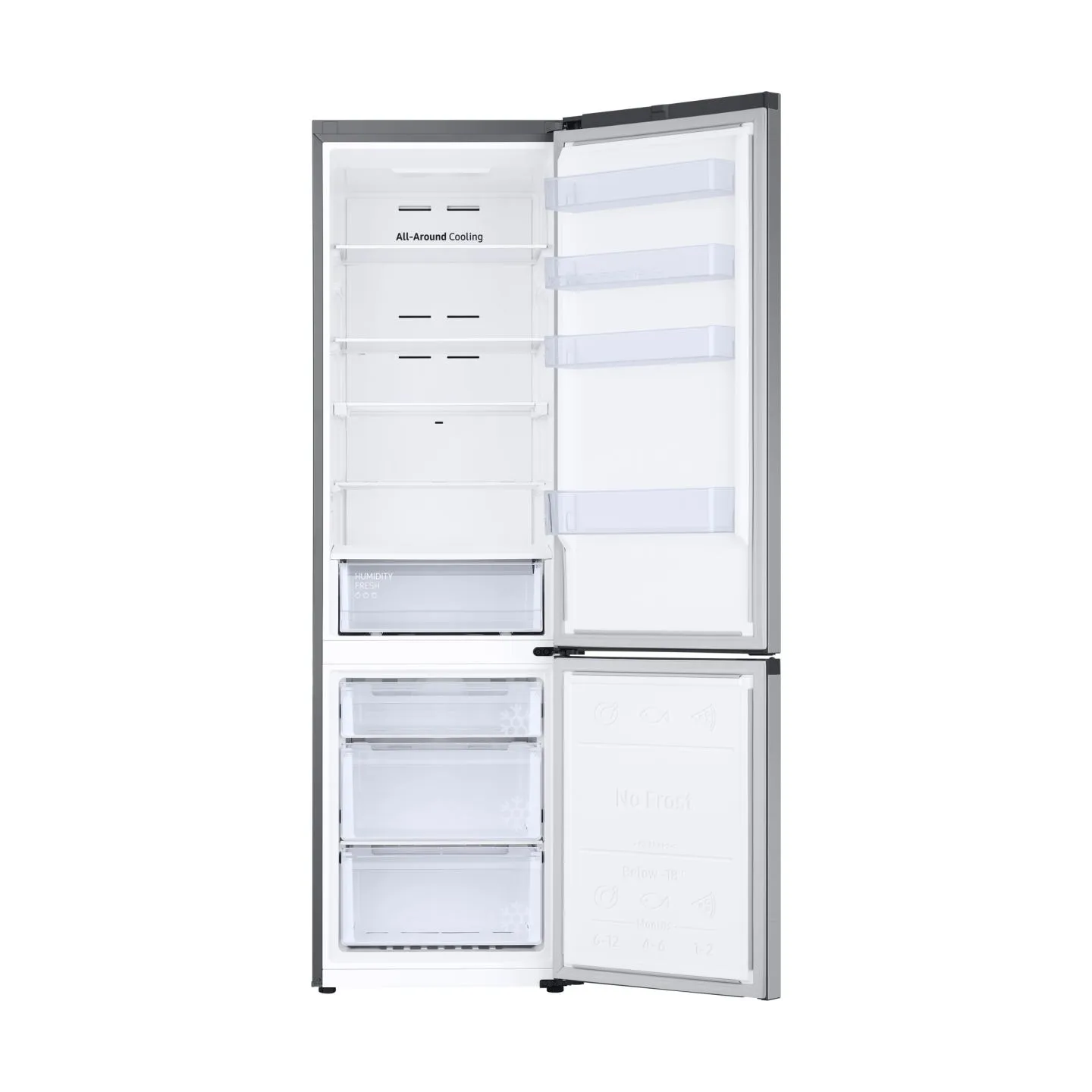 Samsung Refrigerator RB38C671DSA/EF, height 203cm, 390l, Energy class D, freezer 114l, fridge 276l / RB38C671DSA/EF