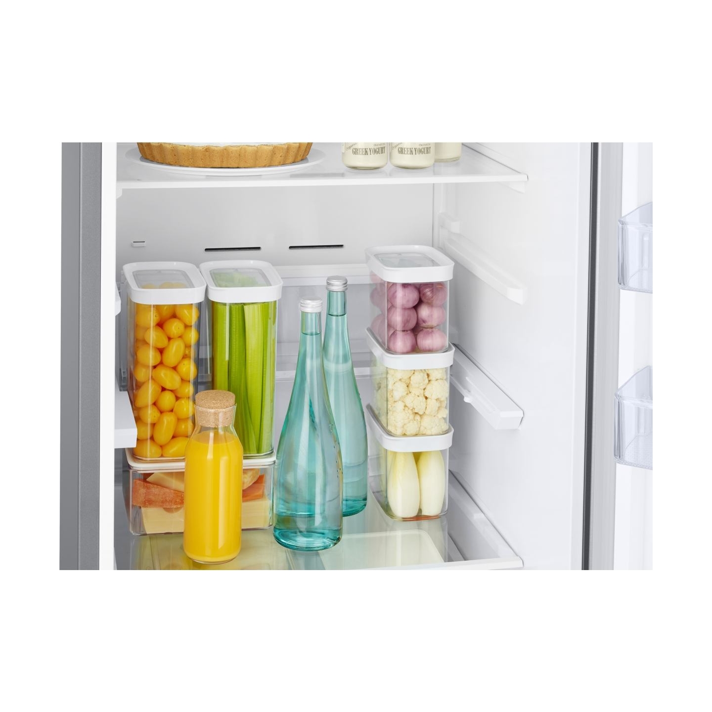 Samsung Refrigerator RB38C671DSA/EF, height 203cm, 390l, Energy class D, freezer 114l, fridge 276l / RB38C671DSA/EF