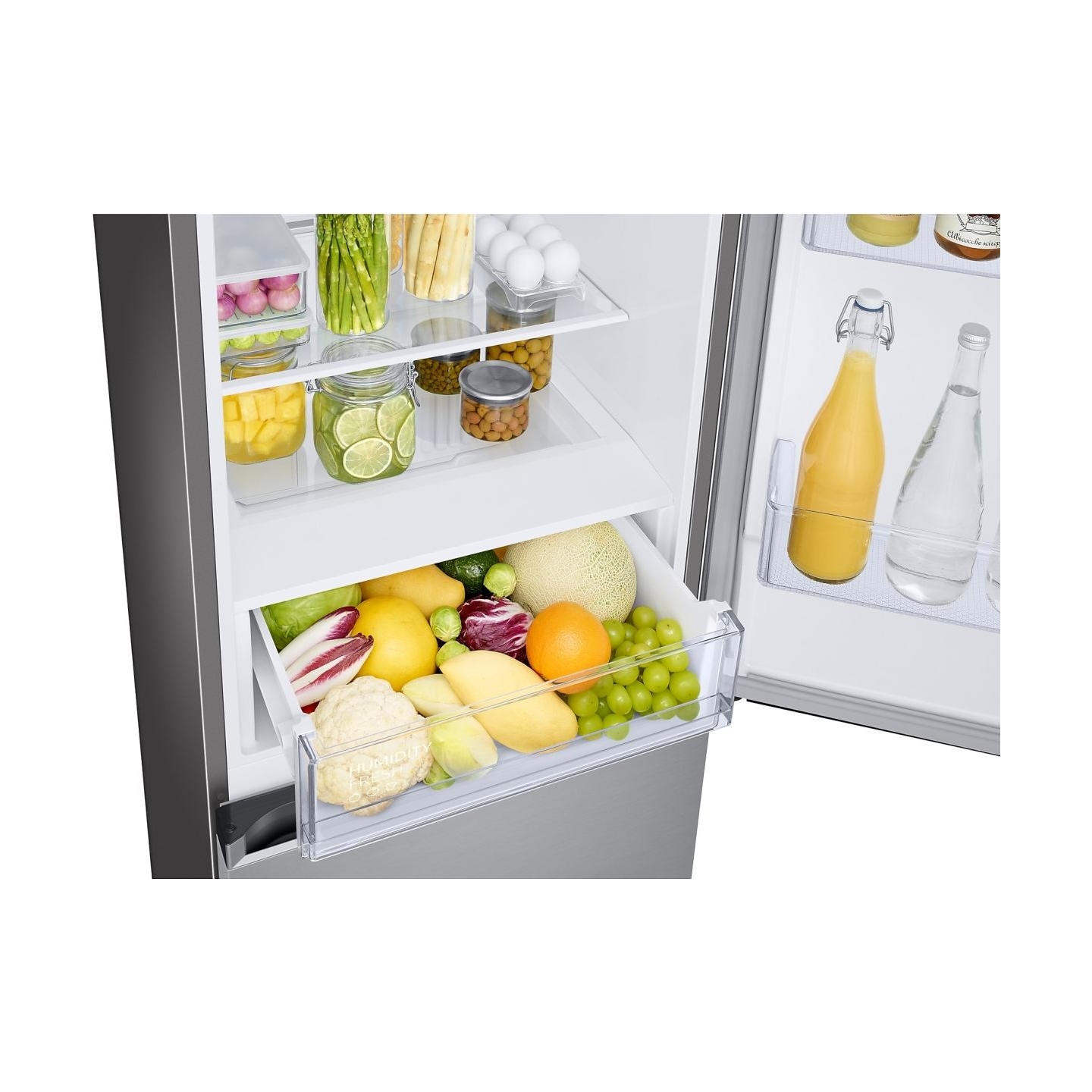 Samsung Refrigerator RB34C600ESA/EF, height185.3cm, 344l, Energy class E, freezer 114l, fridge 230l / RB34C600ESA/EF