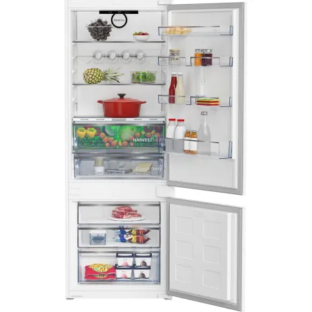 Beko Built-In Refrigerator BCNE400E40SN, Width 69 cm, Height 194 cm, Energy class E, HarvestFresh, Neo Frost, Inverter motor / B