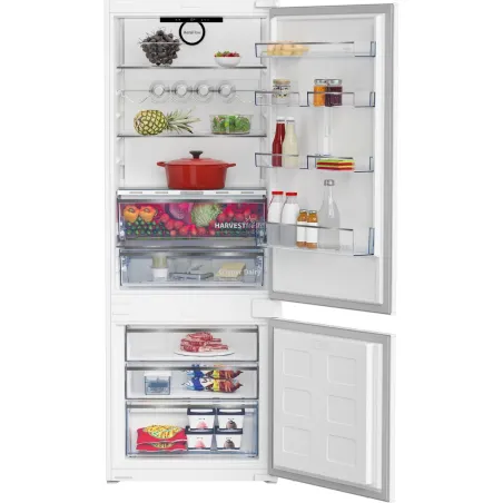 Beko Built-In Refrigerator BCNE400E40SN, Width 69 cm, Height 194 cm, Energy class E, HarvestFresh, Neo Frost, Inverter motor / B