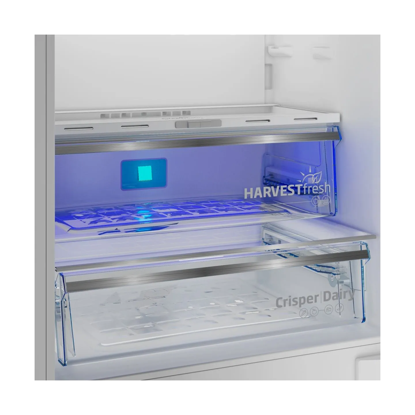 Beko Built-In Refrigerator BCNE400E40SN, Width 69 cm, Height 194 cm, Energy class E, HarvestFresh, Neo Frost, Inverter motor / B
