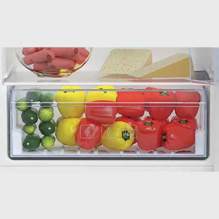 Beko Built-in Refrigerator BCSA285K4SN, Height 177.5 cm, Energy class E, Inverter motor / BCSA285K4SN