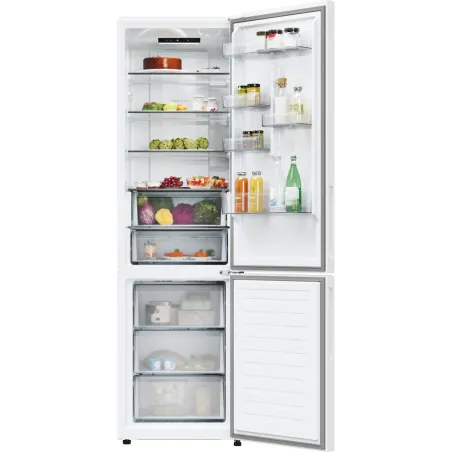 Candy refrigerator CNCQ2T620EW, Energy class E, Height 205 cm, 409 L, White, No Frost / CNCQ2T620EW