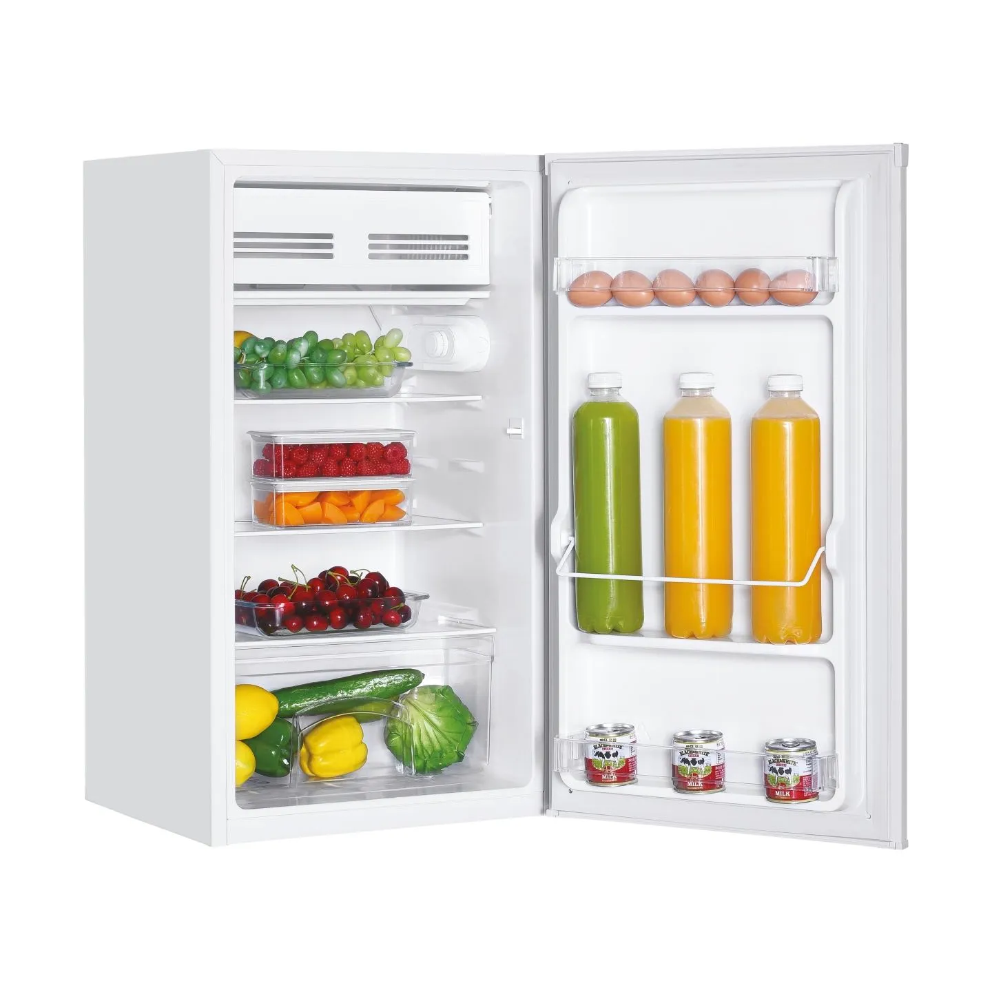 Candy refrigerator COHS38E36W, Energy class E, Height 85 cm, 90 L, White/Damaged package / COHS38E36W?/PACKAGE