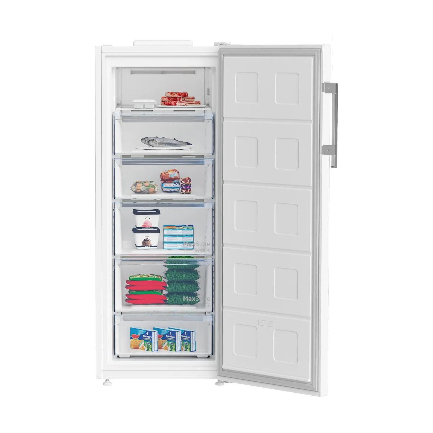 Beko Upright Freezer B5RFNE274W, 151.5 cm, Energy class E, White / B5RFNE274W